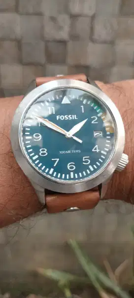 FOSSIL AEROFLITE Blue AVIATOR WATCH AM 4554