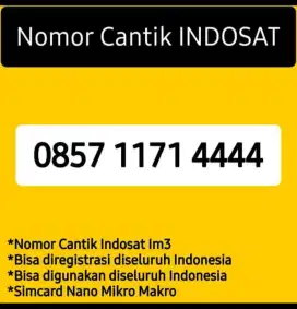 Nomor Cantik Indosat 4444