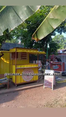 Booth kontainer rombong