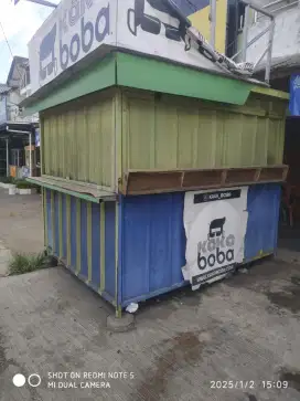 Booth Jualan ukuran 2x2.5 meter