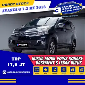 [Dp 17,9 Jt] Toyota Avanza 1.3 G MPV Manual 2013 Hitam