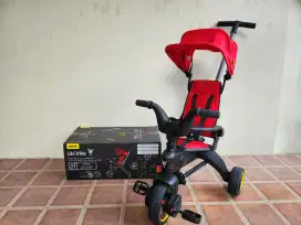 Doona Liki Trike S1 Sepeda Anak Roda Tiga Foldable warna Flame Red