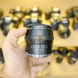 Lensa TTArtisan 50mm 1.2 for Fujifilm Fullset Mulus