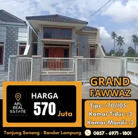 RUMAH type 70 Di Tanjung Senang Bandar Lampung