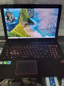 Asus rog GL 553ve corei7 gen 7 ram 32 GB.ssd 256 GB.hdd 1tb.vga 1050ti