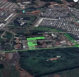KAVLING  SUPER MURAH JL.RAYA LEGOK NEMPEL GADING SERPONG