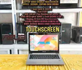 Laptop ASUS TOUCHSCREEN mulus
Laptop Design Laptop Editing Coding