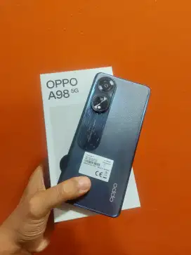 OPPO A98 5G Ram8/256Gb fullset Ori Garansi JANUARI 2025 NOMINUS.