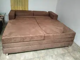 Sofa Bed Cokelat