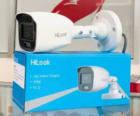 Paket cctv canggih Hilook full.color tetap berwarna meski malam