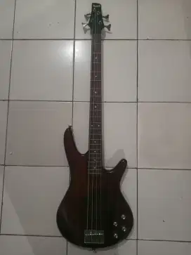 Bass merk Ibanez gio aktif gsr200 natural brown asli original mic