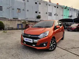 KM Rendah - Daihatsu Ayla 1.2 R Bensin-MT 2017 Orange (KFQ)