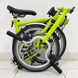 SEPEDA LIPAT BROMPTON M6L LIME GREEN 2018 - GOOD CONDITION