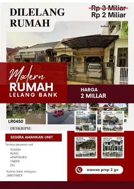 RUMAH MURAH HARGA DI BAWAH KJPP