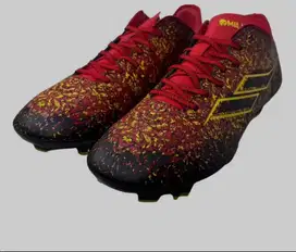 Sepatu Bola Mills Inferno Red Black Gold