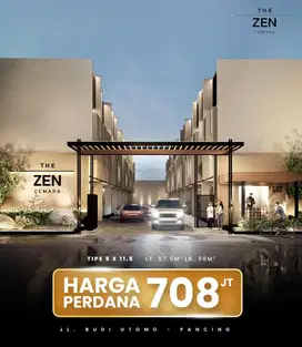 Di jual Villa Medan Timur dekat  cemara asri di Komplek The Zen Cemara