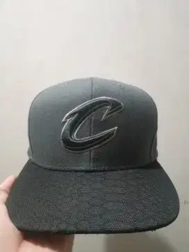 Jual Topi Snapback Cleveland Cavaliers  Hologram Mesh Grey_New