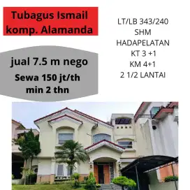 SEWA RUMAH ALAMANDA DAGO TUBAGUS ISMAIL