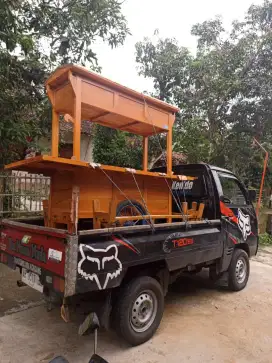 Gerobak Angkringan Bakso Mie Ayam PeceL Bubur Sate Martabak Ronde dlL