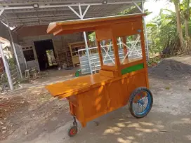 Gerobak Angkringan Bakso Mie Ayam PeceL Bubur Sate Martabak Ronde dlL