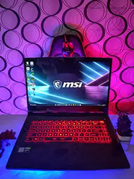 [RAM 16GB] Laptop Gaming Desain MSI Core i7-9750h Nvidia GTX 1650 FHD