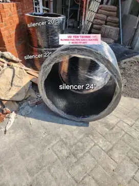Silencer peredam suara fan