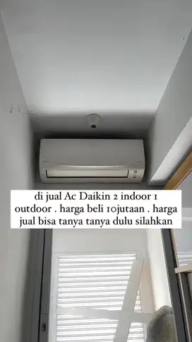 Jual Ac Daikin 2 indoor 1 outdoor