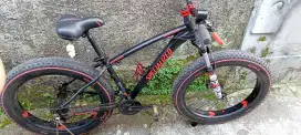 Sepeda fatbike fatman kota bogor size 26