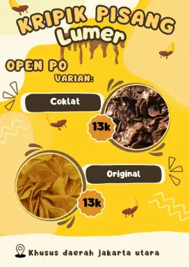 Kripik Pisang Coklat