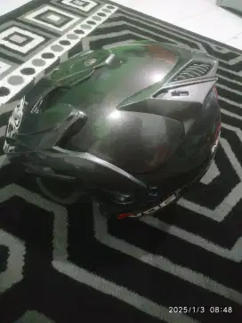 Helm Half Face Double Fisor All Size