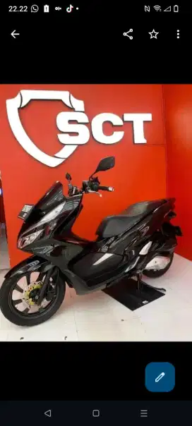 HONDA PCX 150 HITAM MENGKILAT BODY FULL COATING PAJAK BARU nmax aerox