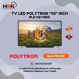 TV LED POLYTRON PLD43V1553- 43 INCHI - DIGITAL TV PLD43V1553