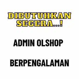 Di Butuhkan Admin Olshop Berpengalaman - Cewek