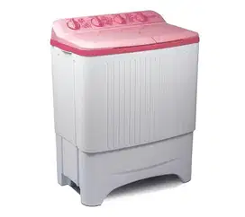 POLYTRON Mesin Cuci 2 Tabung Giant Series 8 KG – PWM 8073P (Pink)