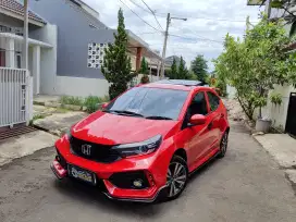 Honda Brio 2019 Upgrade RS + Sunroof! Mulus KM 30.000 Very Low KM