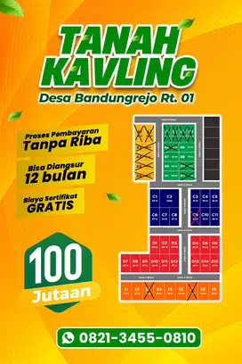 JUAL TANAH KAVLING PADAT PENDUDUK