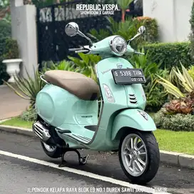 Vespa Primavera IGET 150 ABS TH 2021 WARNA GREEN RELAX PERFECT CONDIT