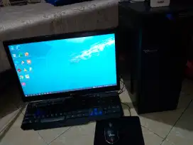 PC I7 16GB 1TB LENGKAP MONITOR - KOMPUTER I7 PLUS LAYAR - SIAP PAKAI