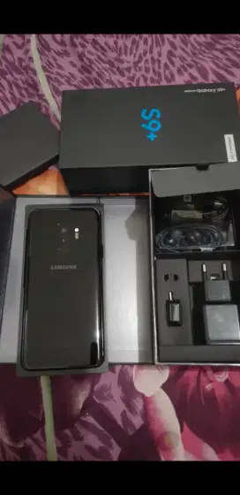 Dijual hp samsung s9+ plus ram 6/256 Gb fullset ori sein no hf nominus