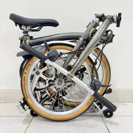 SEPEDA LIPAT BROMPTON S6R RAW LACQUER 2020 - ISTIMEWA