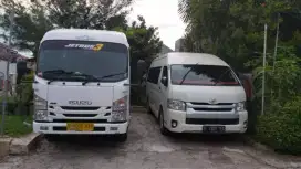 Rental elf dan hiace