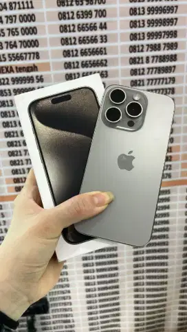 IPHONE 15 PRO 128GB NATURAL JARANG DI PAKAI