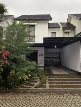 Casa jardin siap huni sewa dan jual cluster nyaman dan adem