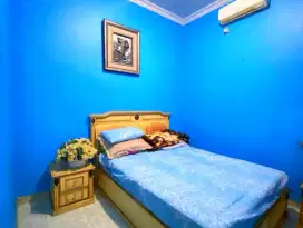 Satu set davinci tempat tidur jati