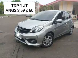 TDP Hanya 1 Juta Honda Brio 1.2 E T 2017 Silver