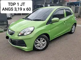 TDP Hanya 1 Juta Honda Brio 1.3 E CBU AT 2013 Hijau