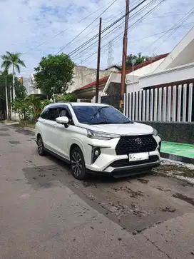 Avanza Veloz 2023 Q CVT AT Km 6 rb Warna Putih Plat L Mbl Spt Baru