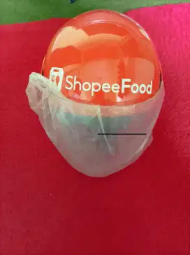 Helm Shopee Food masih baru