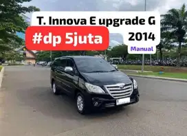 Toyota Innova E upgrade G mt 2014 hitam (#dp 5juta)