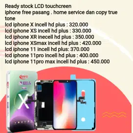 lcd iphone x xs xr xsmax 11 11pro free pasang